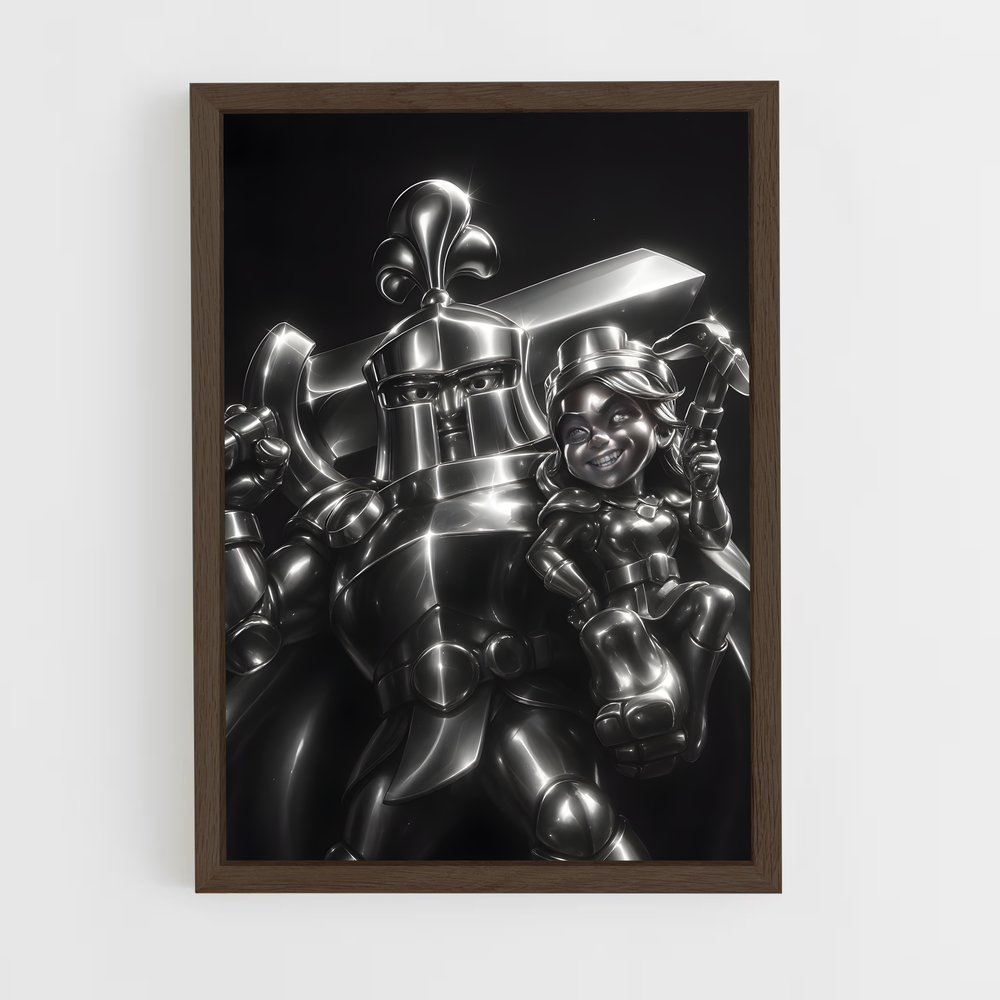 Poster Cyborg Noir – affiche Clash royale (vue 5)